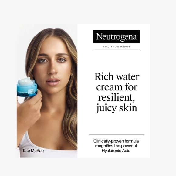 NWOB $35 Neutrogena Hydro Boost Hyaluronic Acid Water Cream Fragrance Free 50ml - Picture 3 of 10
